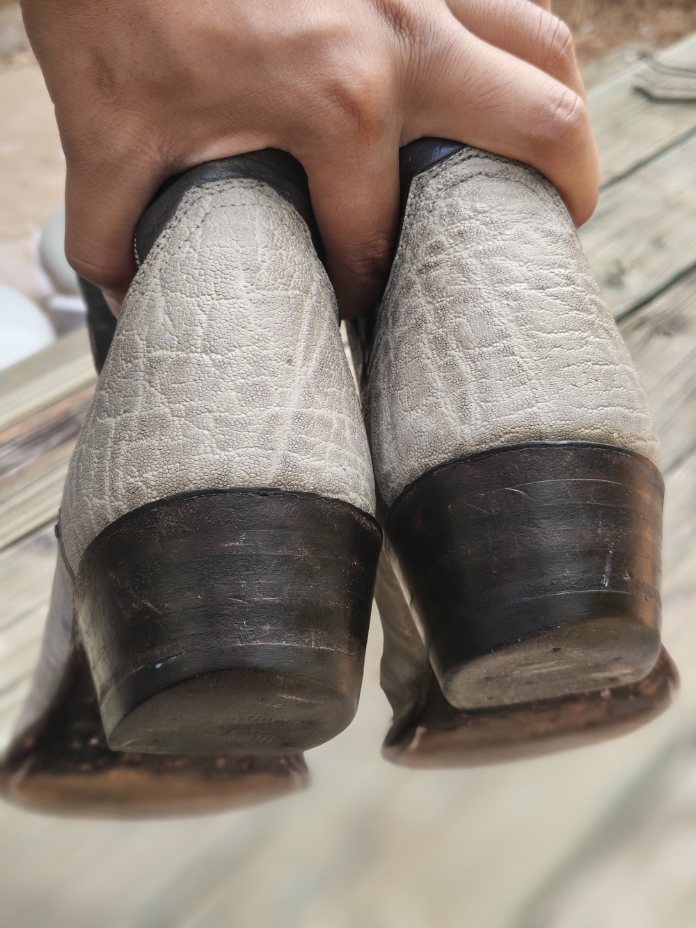 Justin 8527 Elephant Boots US 9.5 EE - Picture 6 of 7